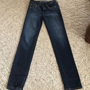 Dark American Eagle Skinny Jeans